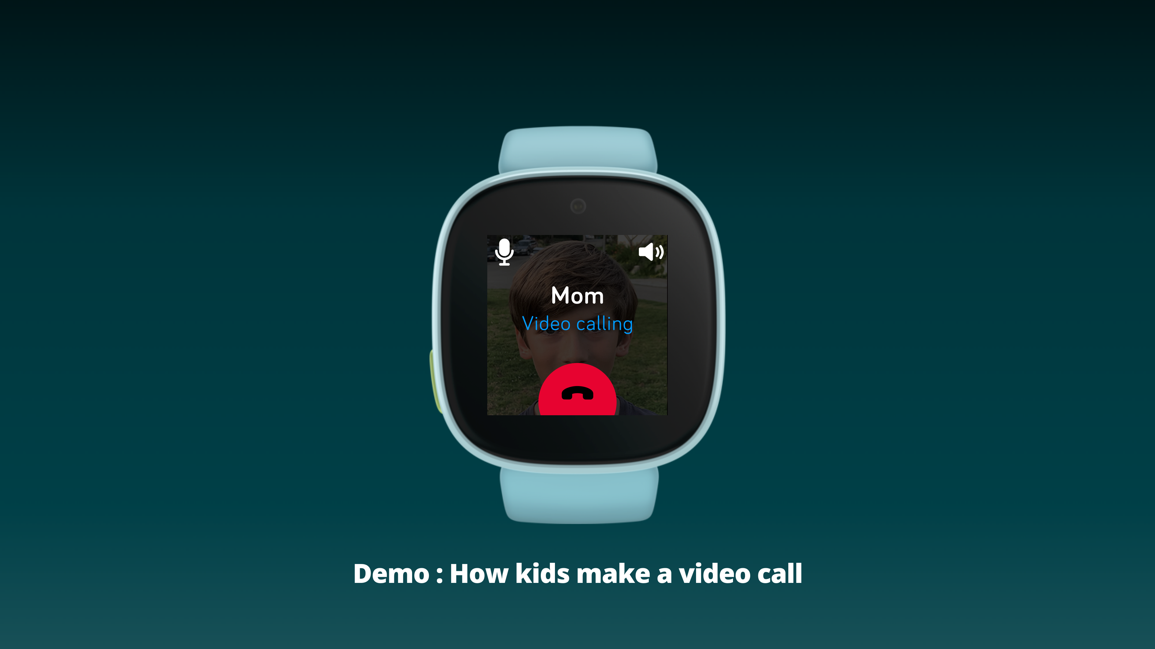 Connecting state — video calling Mom